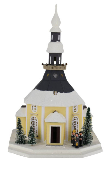 House of lights Seiffen church, 42 cm by Birgit Uhlig_2