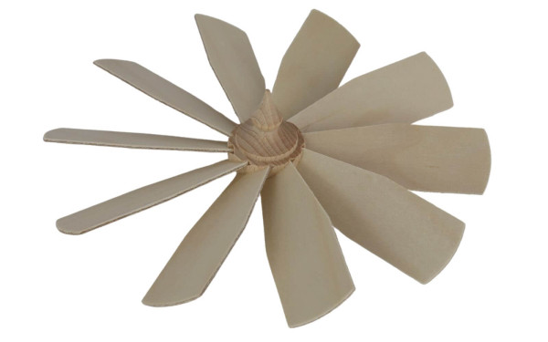 Universal replacement wing wheel for Christmas pyramids, needle size 2 mm, 19 cm by SEIFFEN.COM