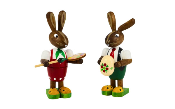 Easter bunny - Pair of egg painters by Figurenland Uhlig GmbH_1