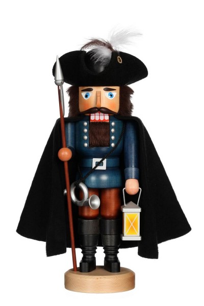 Nutcracker night watchman, colored, 38 cm by Christian Ulbricht